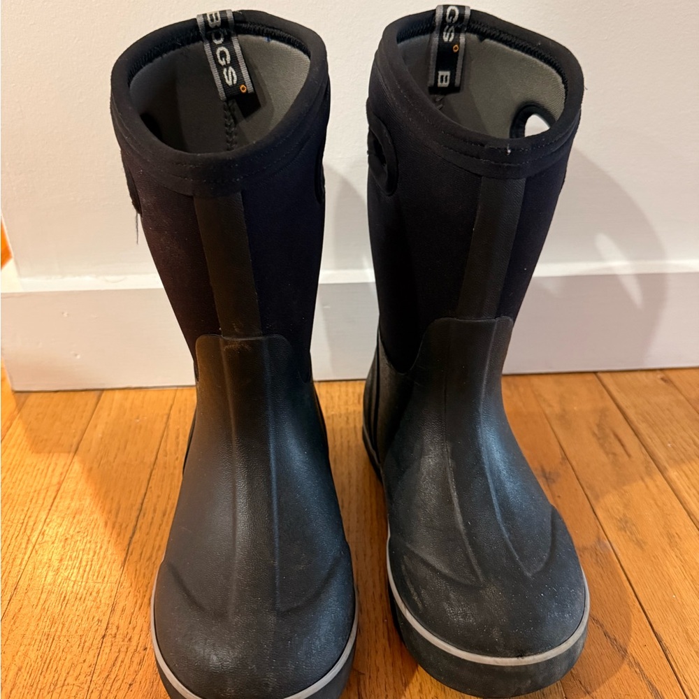 BOGS Kids Black Waterproof Boots